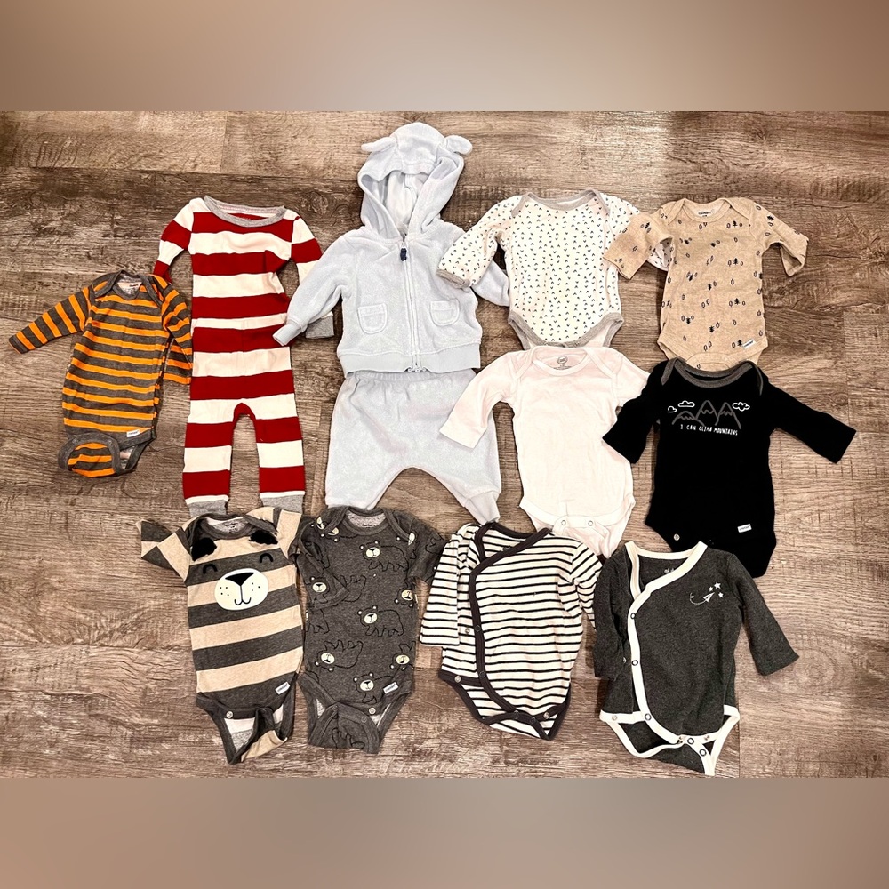 0-3 Month Long Sleeve Bundle